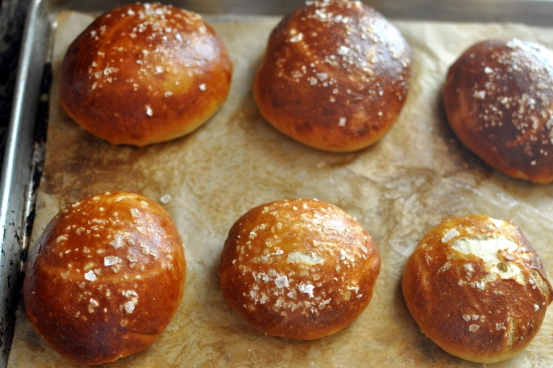 Pretzel Roll Buns