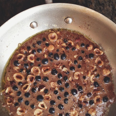 Blueberry-Cinnamon-Hazelnut Omelet